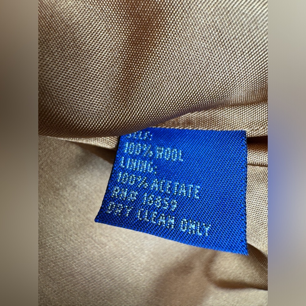 J. McLaughlin Orange Windowpane Wool Jacket - Picture 7 of 10